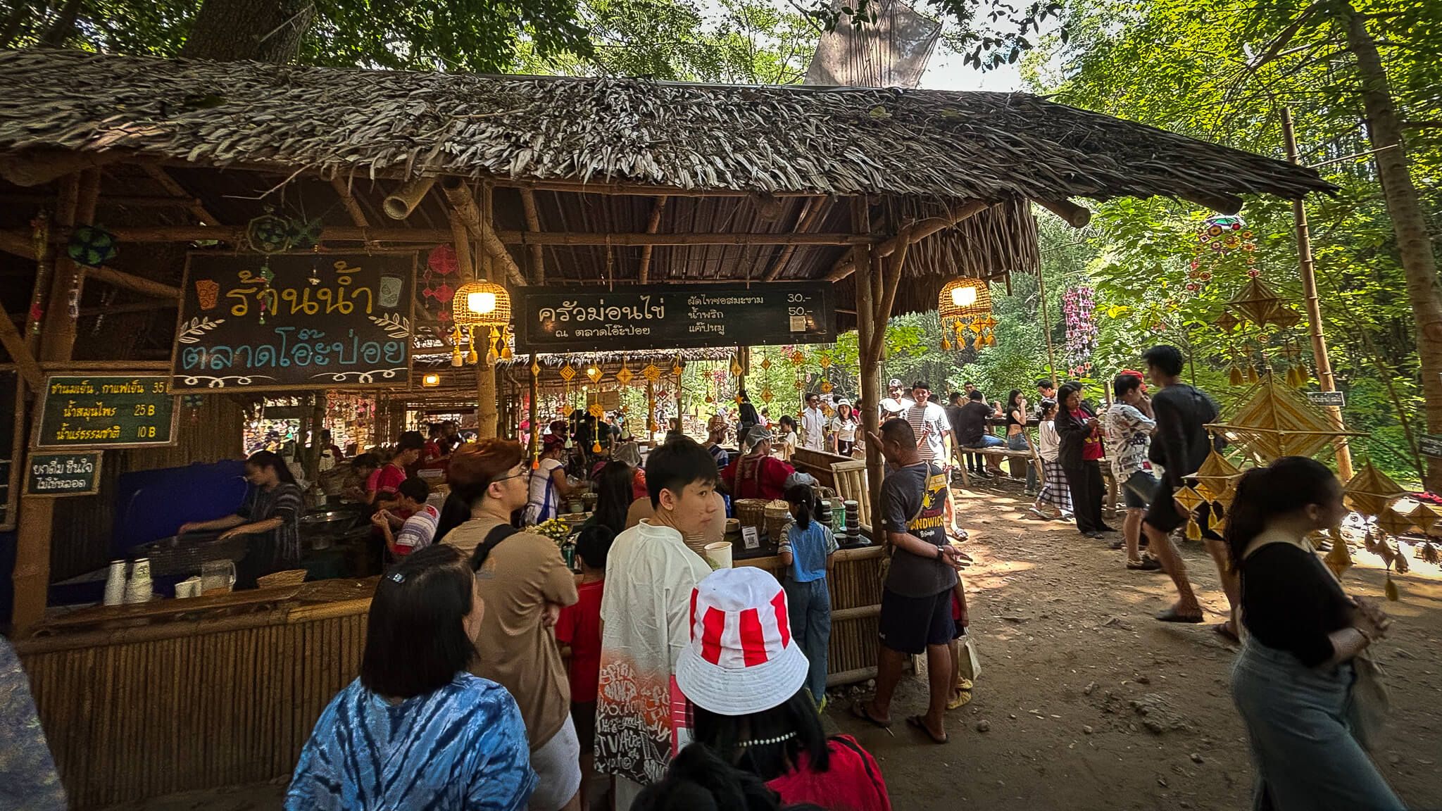 Local market street food in Thailand